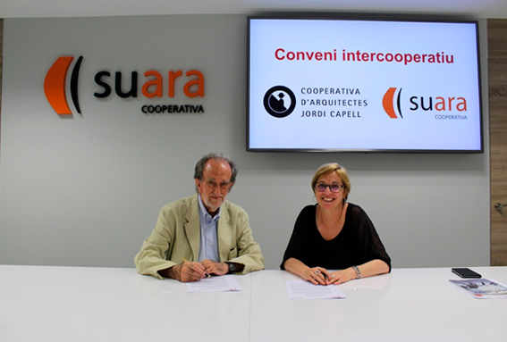 Suara signa un conveni de col·laboració amb la Cooperativa d’Arquitectes Jordi Capell