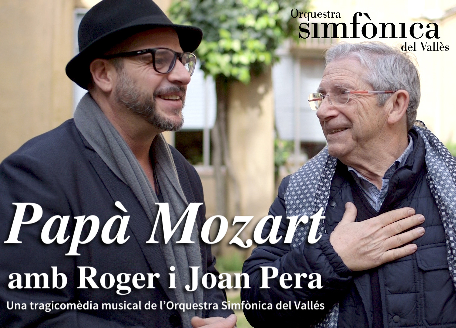 L’Orquestra Simfònica del Vallès presenta Papà Mozart amb Roger i Joan Pera, molt més que un concert!