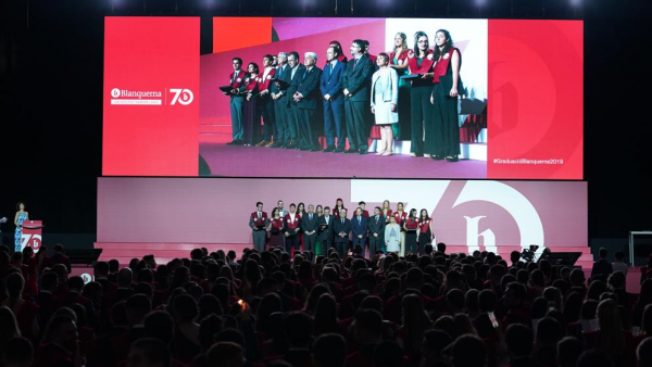 Blanquerna-URL clou la celebració del 70è aniversari amb un acte de graduació amb més de 6.000 persones al palau Sant Jordi