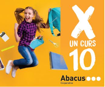 Abacus cooperativa: “Per un curs de 10 confia en el número 1”