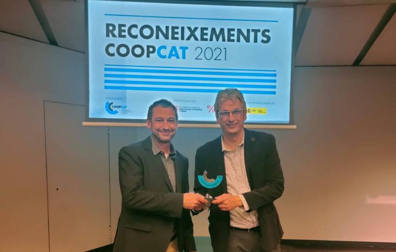 Dinàmics cooperativa, Premi al Millor Projecte d’Intercooperació en els reconeixements COOPCAT 2021