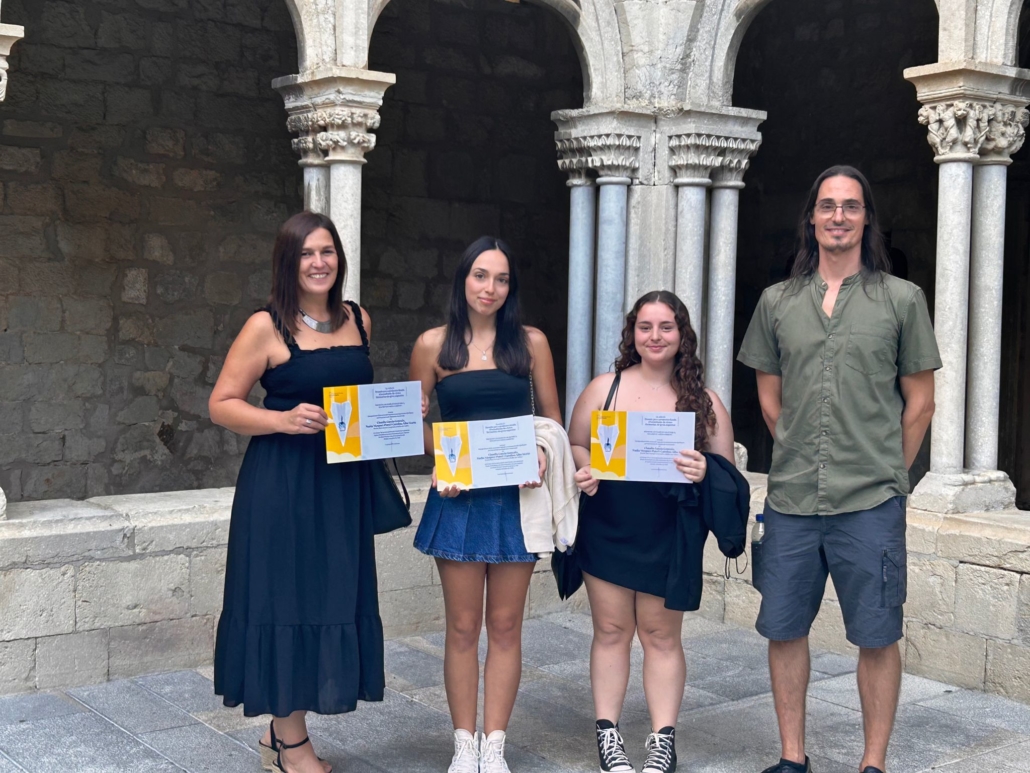 Tres alumnes de l’Escola Sant Gervasi Cooperativa reben el premi de la Universitat de Girona per a projectes finals d’estudiants de cicles formatius de grau superior