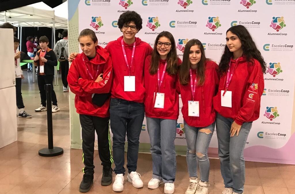 Els consells rectors de les cooperatives d’alumnes de l’Escola Sant Gervasi participen activament en la 1a Fira de Cooperatives d’Alumnes de Catalunya